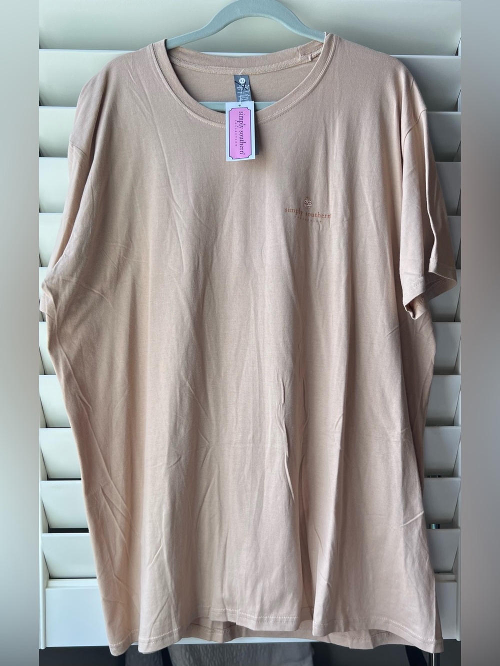 Simply Southern NEW With Tags XL Khaki Men's Short-Sleeve Tee